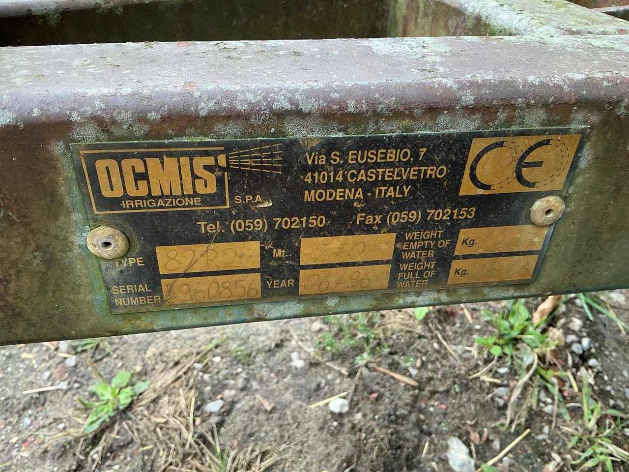 Beregnungstechnik Ocmis 82R2: das Bild 20