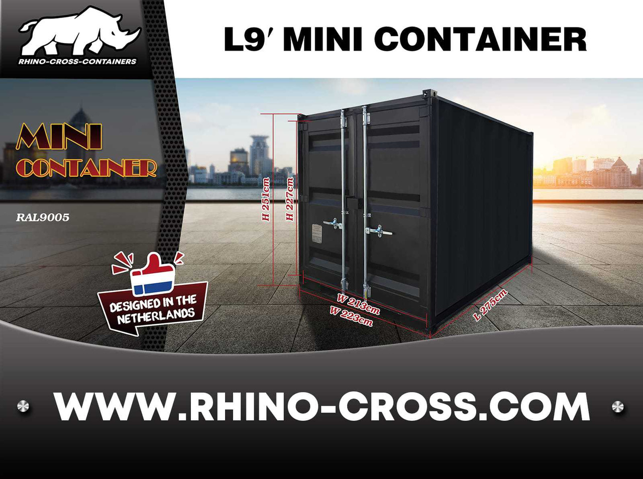 Seecontainer Rhino-cross-containers 9ft: das Bild 8