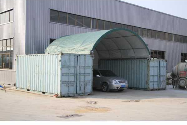 Stahlworks 20ft 6x6 meter met eind zeil - Lagertank: das Bild 4 Stahlworks 20ft 6x6 meter met eind zeil - Lagertank: das Bild 4