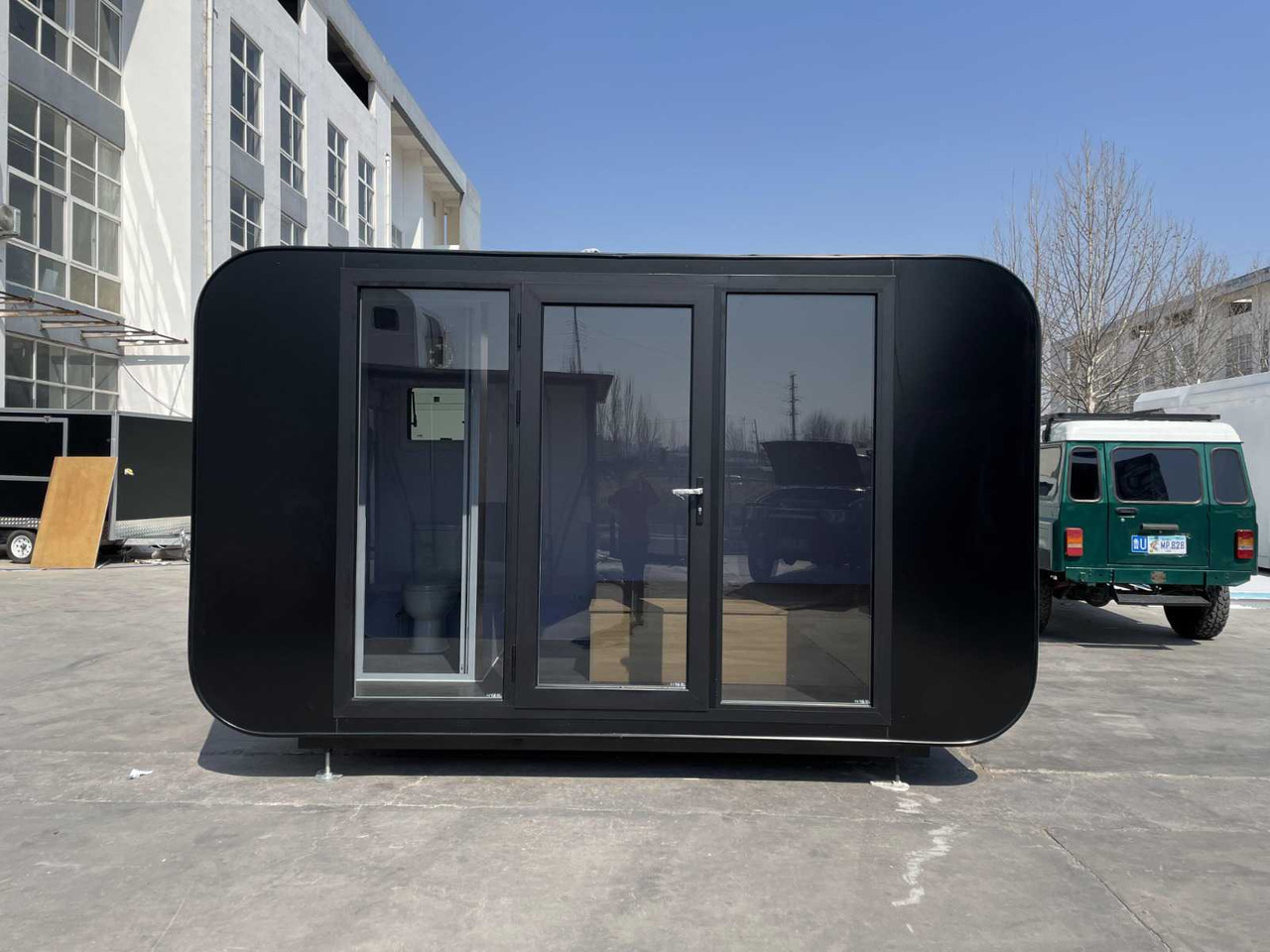 Stahlworks Eco 4000 A Zwart - Wohncontainer: das Bild 1 Stahlworks Eco 4000 A Zwart - Wohncontainer: das Bild 1