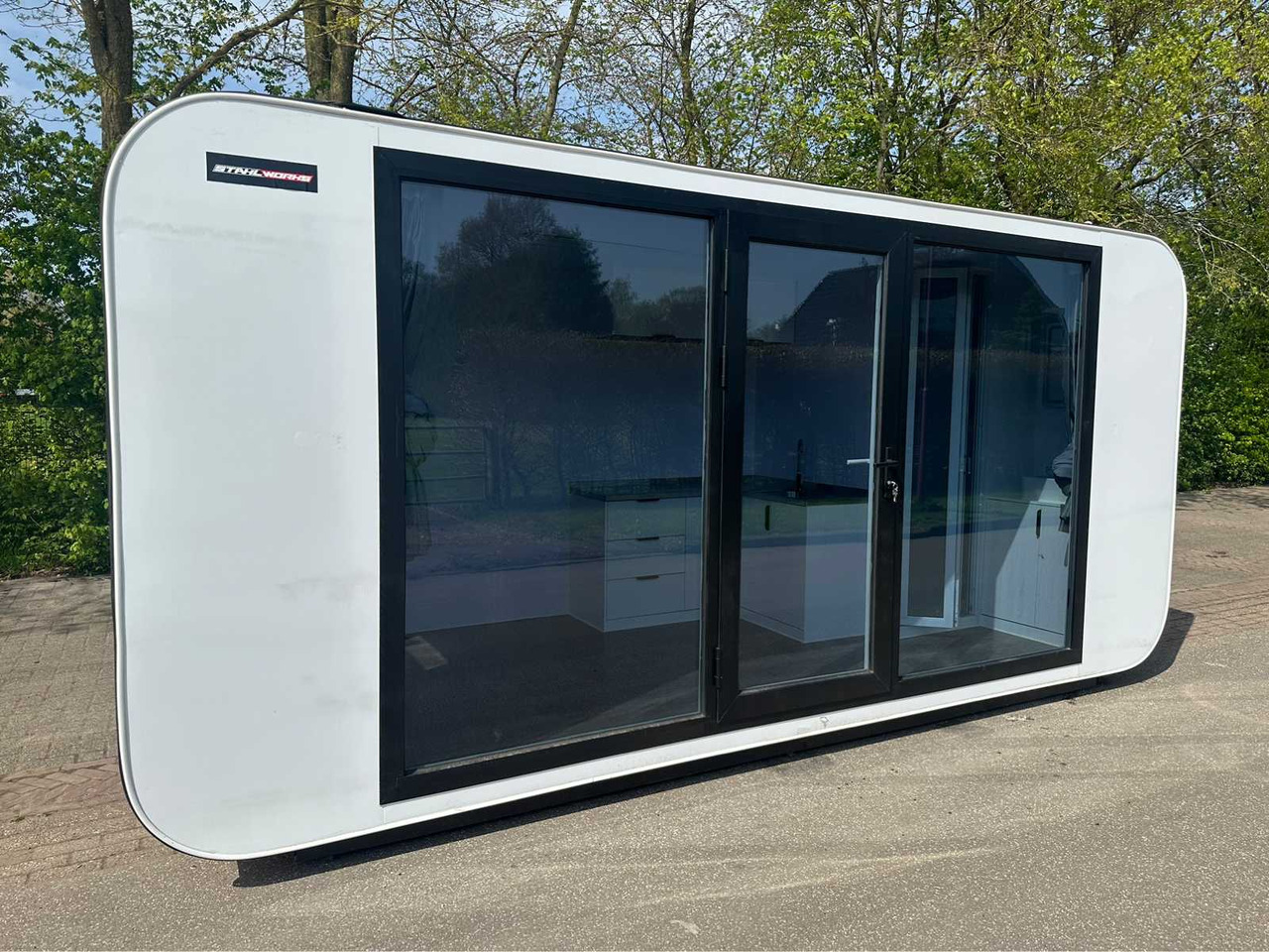 Stahlworks Eco 5000 A Wit - Wohncontainer: das Bild 1 Stahlworks Eco 5000 A Wit - Wohncontainer: das Bild 1