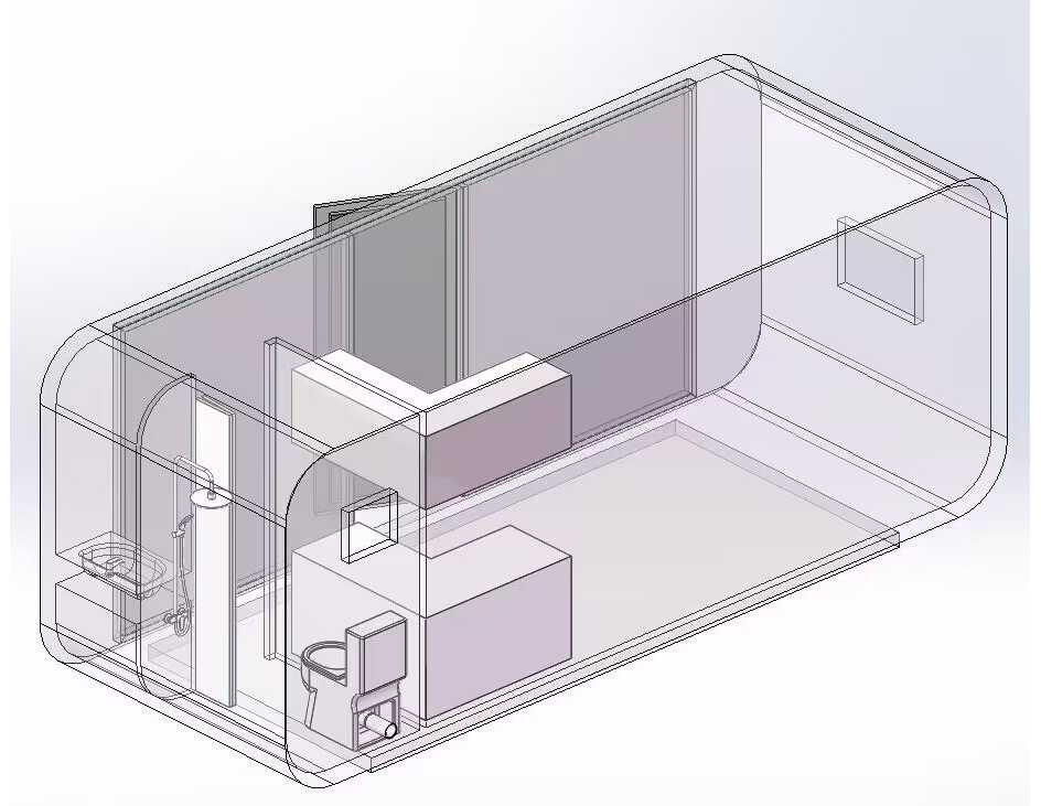 Wohncontainer Stahlworks Eco 6000 B: das Bild 38