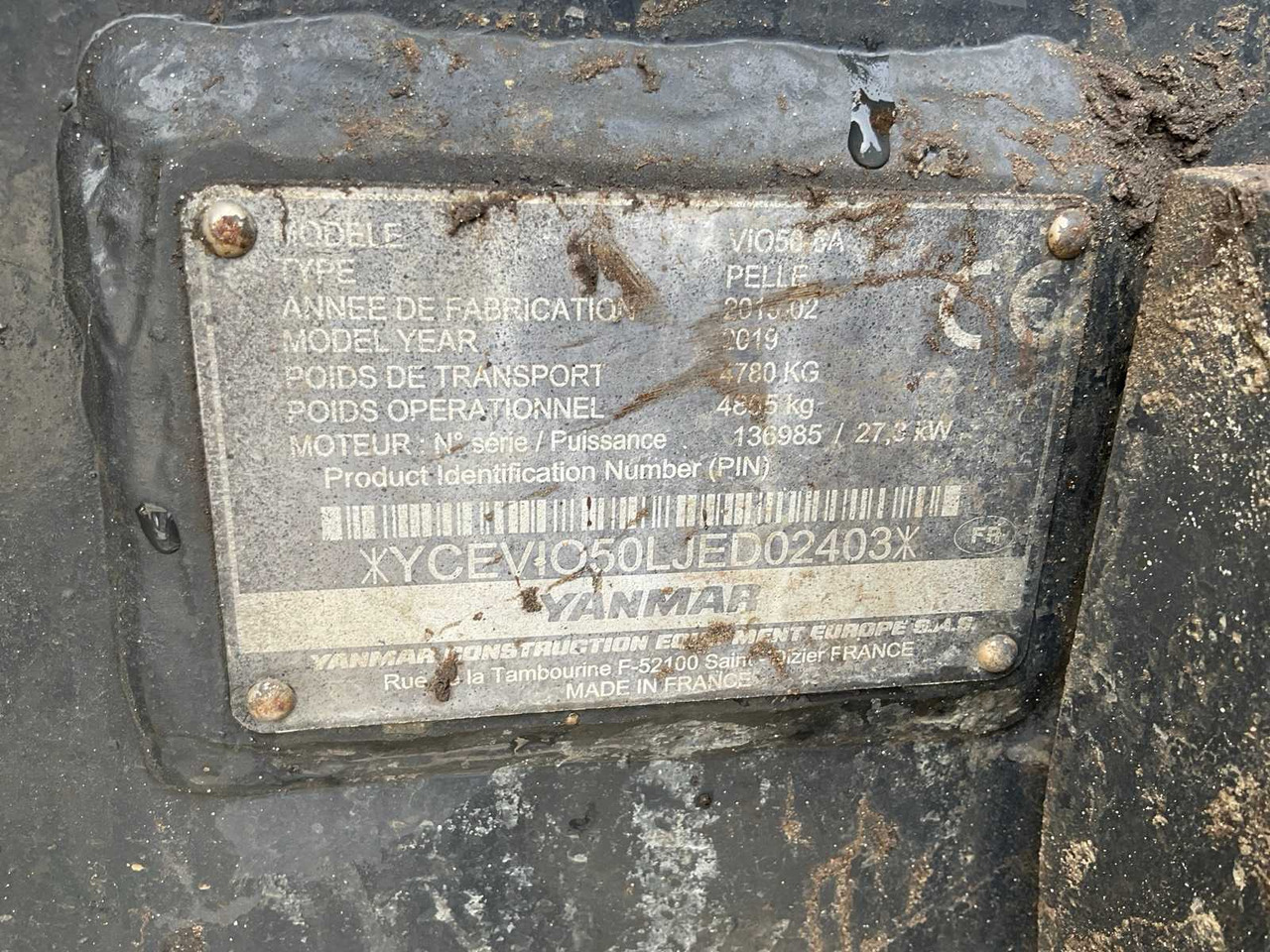 Kettenbagger Yanmar ViO50: das Bild 19