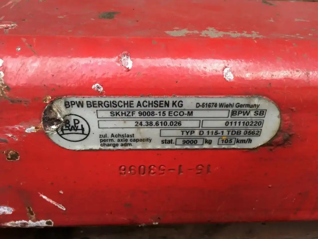 BPW as Skhzf 9008-15 ECO-M - Hinterachse für LKW: das Bild 2 BPW as Skhzf 9008-15 ECO-M - Hinterachse für LKW: das Bild 2