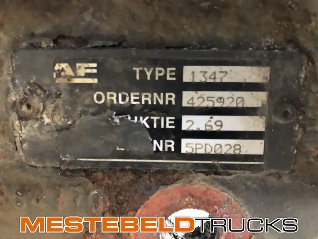 DAF Differentieel 1347 -2.69 - Differenzial Getriebe für LKW: das Bild 1 DAF Differentieel 1347 -2.69 - Differenzial Getriebe für LKW: das Bild 1