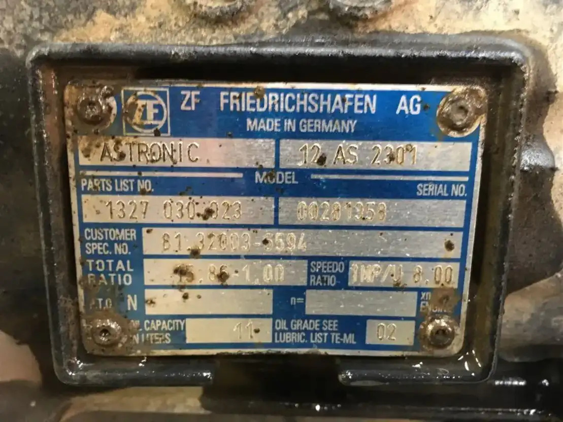 MAN Versnellingsbak 12AS2301TD - Getriebe und Teile für LKW: das Bild 5 MAN Versnellingsbak 12AS2301TD - Getriebe und Teile für LKW: das Bild 5
