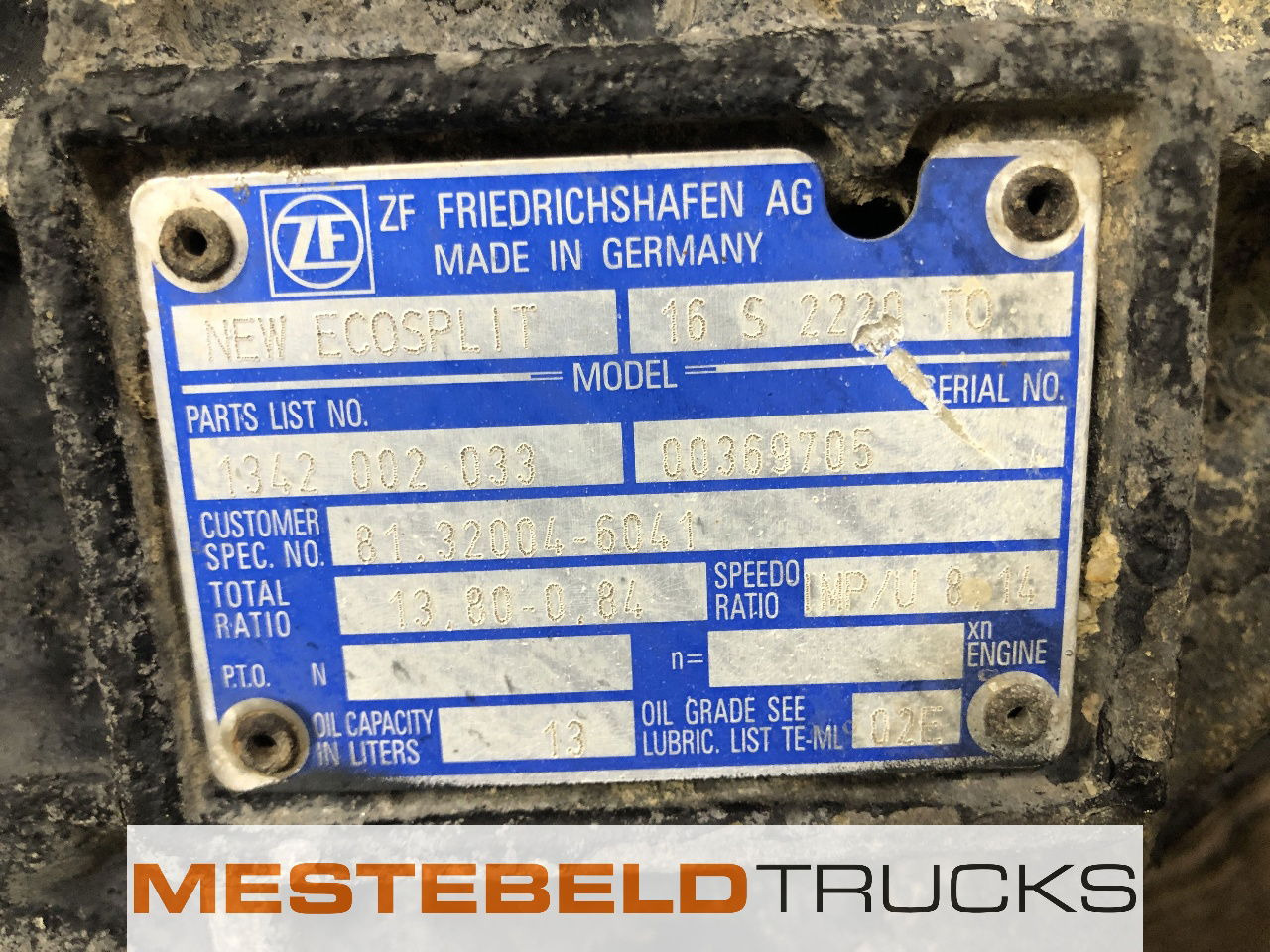 MAN Versnellingsbak 16 S 2221 TO HVA+ NA - Getriebe und Teile für LKW: das Bild 5 MAN Versnellingsbak 16 S 2221 TO HVA+ NA - Getriebe und Teile für LKW: das Bild 5