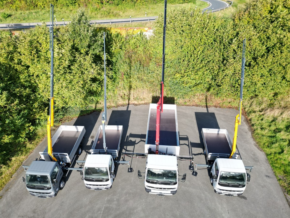 Pritsche Transporter, Zustand - NEU FUSO 3S15 Alu Pritsche 2.80m Ladekran Bohrgerät: das Bild 14