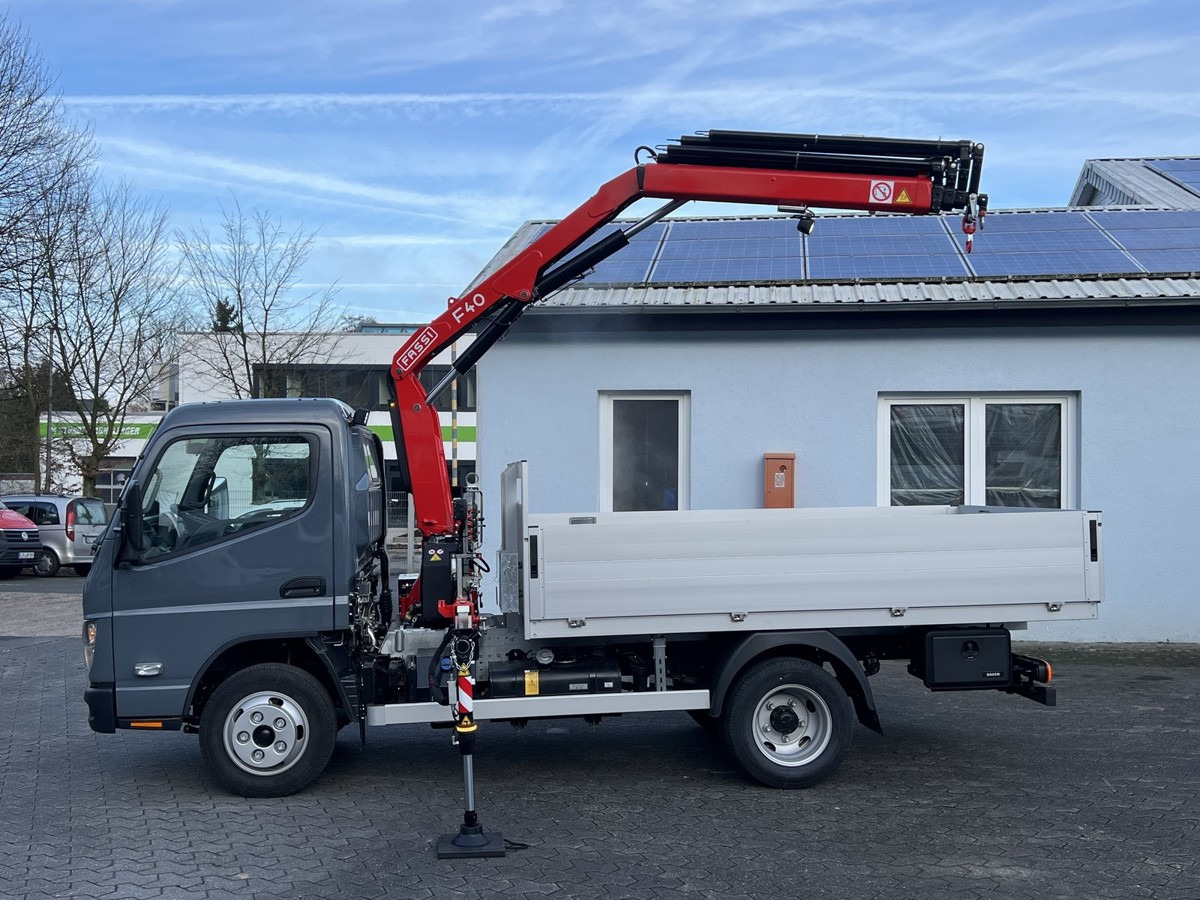 FUSO 6S15 Pritsche 3.0m Kran 4xhydr. Funk! - Autokran, Pritsche LKW: das Bild 3 FUSO 6S15 Pritsche 3.0m Kran 4xhydr. Funk! - Autokran, Pritsche LKW: das Bild 3