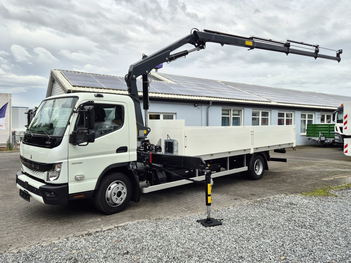 FUSO FUSO 9C18 Canter Alu Pritsche 5.5m Kran 3x hydr. - Pritsche Transporter: das Bild 1 FUSO FUSO 9C18 Canter Alu Pritsche 5.5m Kran 3x hydr. - Pritsche Transporter: das Bild 1