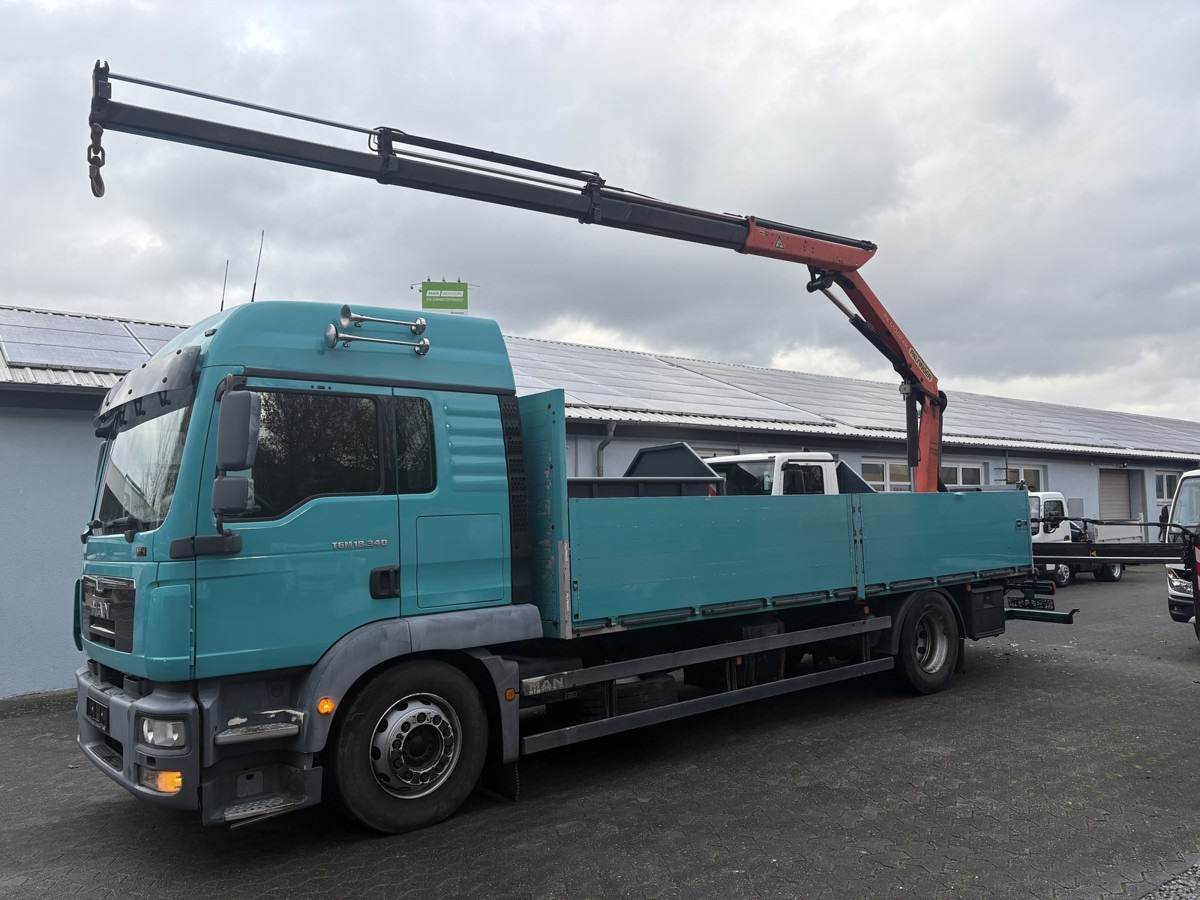 MAN TGM 18.340 PK 12002 EH Funk Ladekran sofort verf - Pritsche LKW, Autokran: das Bild 1 MAN TGM 18.340 PK 12002 EH Funk Ladekran sofort verf - Pritsche LKW, Autokran: das Bild 1