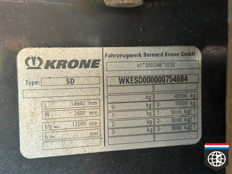 Krone N/A FRC/ ATP 02-26 - DUO TEMP - LIFT AXLE - DOUBLE STOCK - TRENNWAND - Kühlkoffer Anhänger: das Bild 4 Krone N/A FRC/ ATP 02-26 - DUO TEMP - LIFT AXLE - DOUBLE STOCK - TRENNWAND - Kühlkoffer Anhänger: das Bild 4