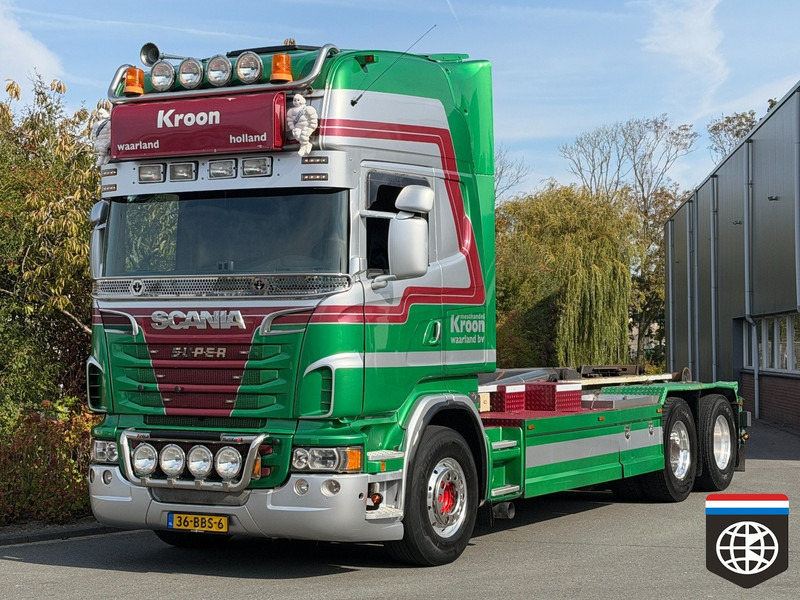 Scania R620 25 T HOOKLIFT / HOLLAND TRUCK / HOOK-CRANE HYDRAULIC - Abrollkipper: das Bild 1 Scania R620 25 T HOOKLIFT / HOLLAND TRUCK / HOOK-CRANE HYDRAULIC - Abrollkipper: das Bild 1