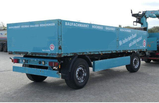 Krone AZP 18, Baustoff, BPW, 7.200mm lang, Scheibe - Pritschenanhänger/ Plattformanhänger: das Bild 4 Krone AZP 18, Baustoff, BPW, 7.200mm lang, Scheibe - Pritschenanhänger/ Plattformanhänger: das Bild 4
