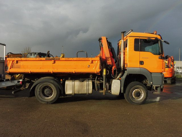 MAN 18.360 TGS 4x4, Kran Palfinger PK8501, Funk, AHK - Kipper, Autokran: das Bild 2 MAN 18.360 TGS 4x4, Kran Palfinger PK8501, Funk, AHK - Kipper, Autokran: das Bild 2