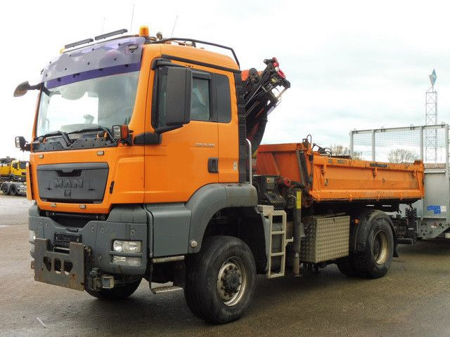 MAN 18.360 TGS 4x4, Kran Palfinger PK8501, Funk, AHK - Kipper, Autokran: das Bild 4 MAN 18.360 TGS 4x4, Kran Palfinger PK8501, Funk, AHK - Kipper, Autokran: das Bild 4