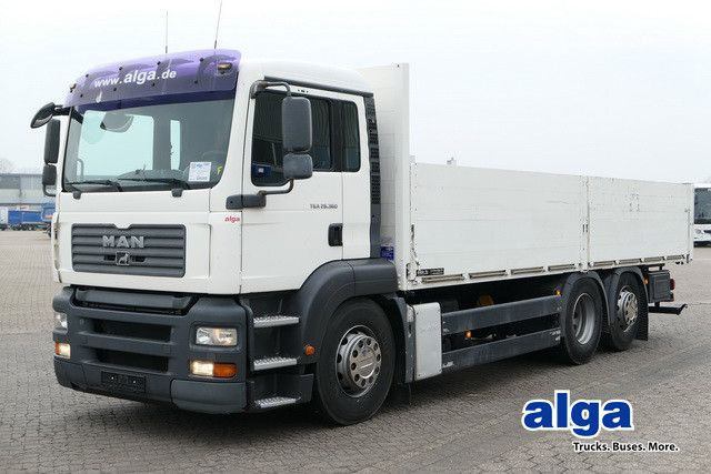 MAN 26.360 TGA LL 6x2, Vollluft, Klima, 3. Sitz, AHK - Pritsche LKW: das Bild 1 MAN 26.360 TGA LL 6x2, Vollluft, Klima, 3. Sitz, AHK - Pritsche LKW: das Bild 1