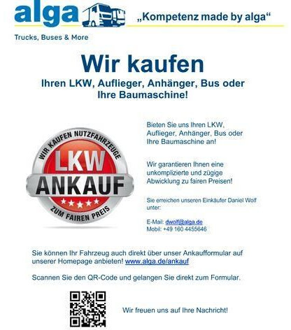 Abrollkipper MAN 26.400 TGX BL 6x2, Meiller RK 20.65, Funk, Lenk: das Bild 9