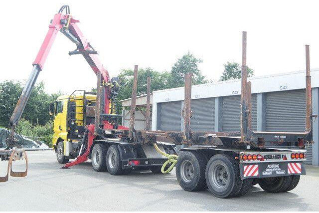 MAN 26.540 TGX 6x4, Kombizug, Huttner LNZK 20 - Holztransporter: das Bild 4 MAN 26.540 TGX 6x4, Kombizug, Huttner LNZK 20 - Holztransporter: das Bild 4