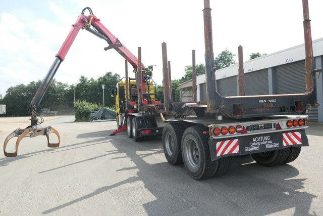 MAN 26.540 TGX 6x4, Kombizug, Huttner LNZK 20 - Holztransporter, Autokran: das Bild 5 MAN 26.540 TGX 6x4, Kombizug, Huttner LNZK 20 - Holztransporter, Autokran: das Bild 5