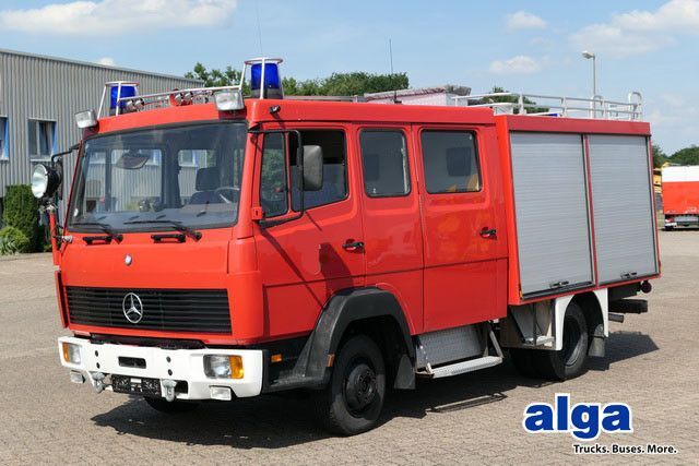Mercedes-Benz 814 F/Feuerwehr/Pumpe/9 Sitze - Feuerwehrfahrzeug, Transporter mit Doppelkabine: das Bild 1 Mercedes-Benz 814 F/Feuerwehr/Pumpe/9 Sitze - Feuerwehrfahrzeug, Transporter mit Doppelkabine: das Bild 1