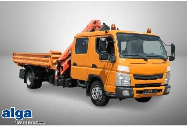 Mitsubishi Fuso Canter 7C18D, Palfinger PK 7001-KA, DOKA - Kipper: das Bild 1 Mitsubishi Fuso Canter 7C18D, Palfinger PK 7001-KA, DOKA - Kipper: das Bild 1