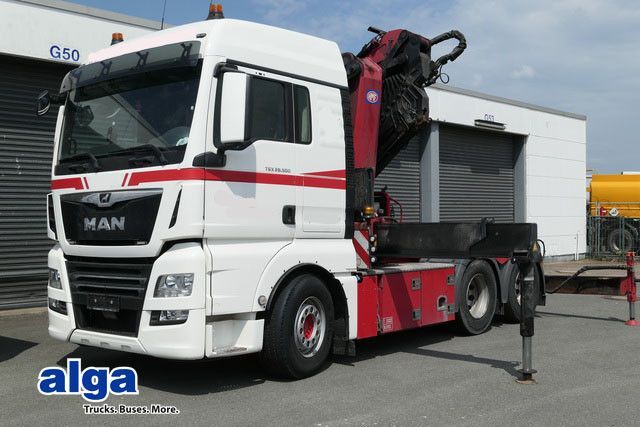 MAN 28.500 TGX 6X2-2 BLS, Kran HMF 5020-K6, Funk,23m - Sattelzugmaschine: das Bild 1 MAN 28.500 TGX 6X2-2 BLS, Kran HMF 5020-K6, Funk,23m - Sattelzugmaschine: das Bild 1
