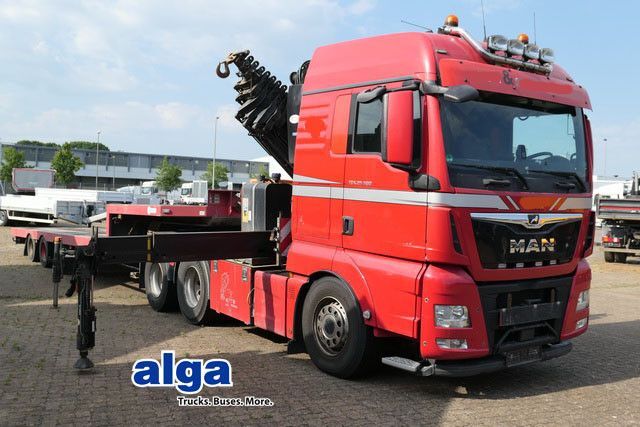 MAN 28.500 TGX 6x2, Kran PM 40528, Funk, Seilwinde - Sattelzugmaschine: das Bild 1 MAN 28.500 TGX 6x2, Kran PM 40528, Funk, Seilwinde - Sattelzugmaschine: das Bild 1