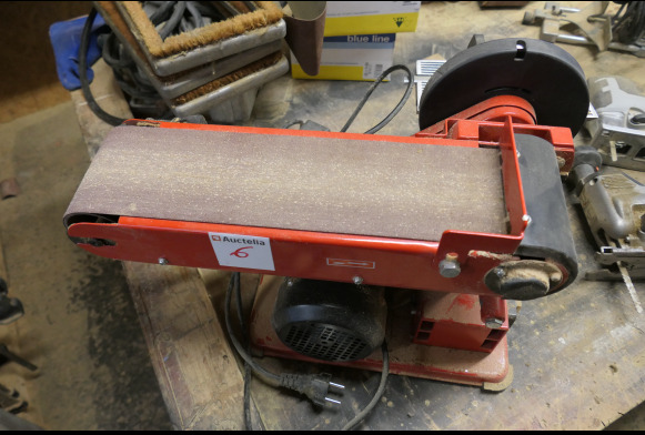 Ponceuse à bande + lapidaire Einhell TC-US 400 - Holzbearbeitungsmaschine: das Bild 2 Ponceuse à bande + lapidaire Einhell TC-US 400 - Holzbearbeitungsmaschine: das Bild 2