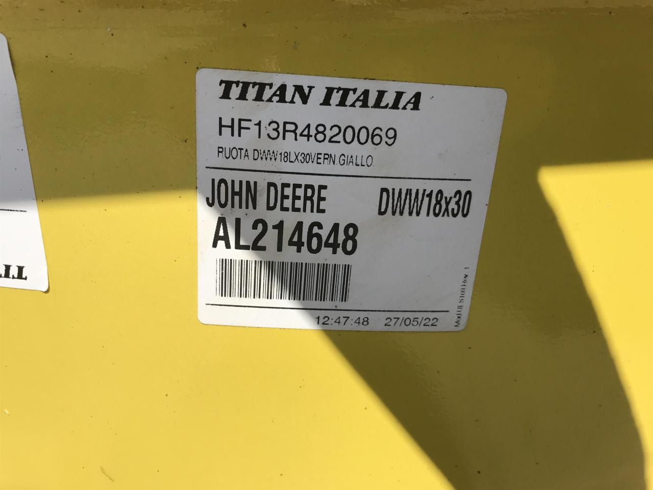 John Deere 18x30 - Reifen für Landmaschine: das Bild 4 John Deere 18x30 - Reifen für Landmaschine: das Bild 4
