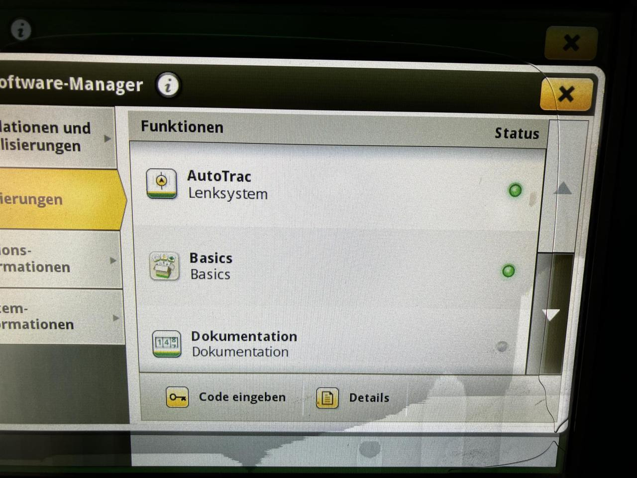 Traktor John Deere 6215R: das Bild 8