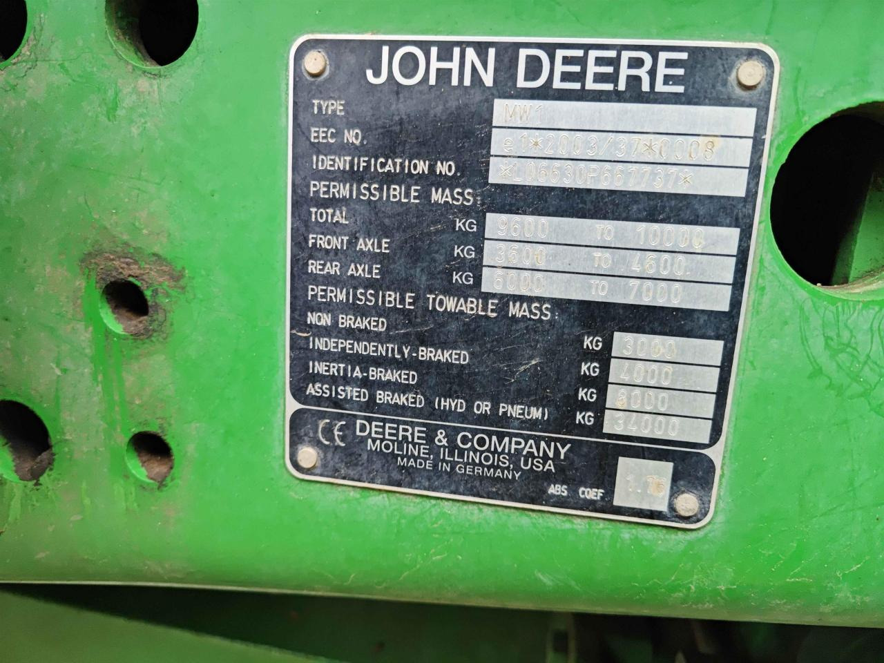 Traktor John Deere 6630 PREMIUM: das Bild 8