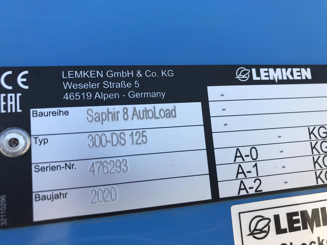 Sämaschine Lemken Saphir 8 Autoload: das Bild 12