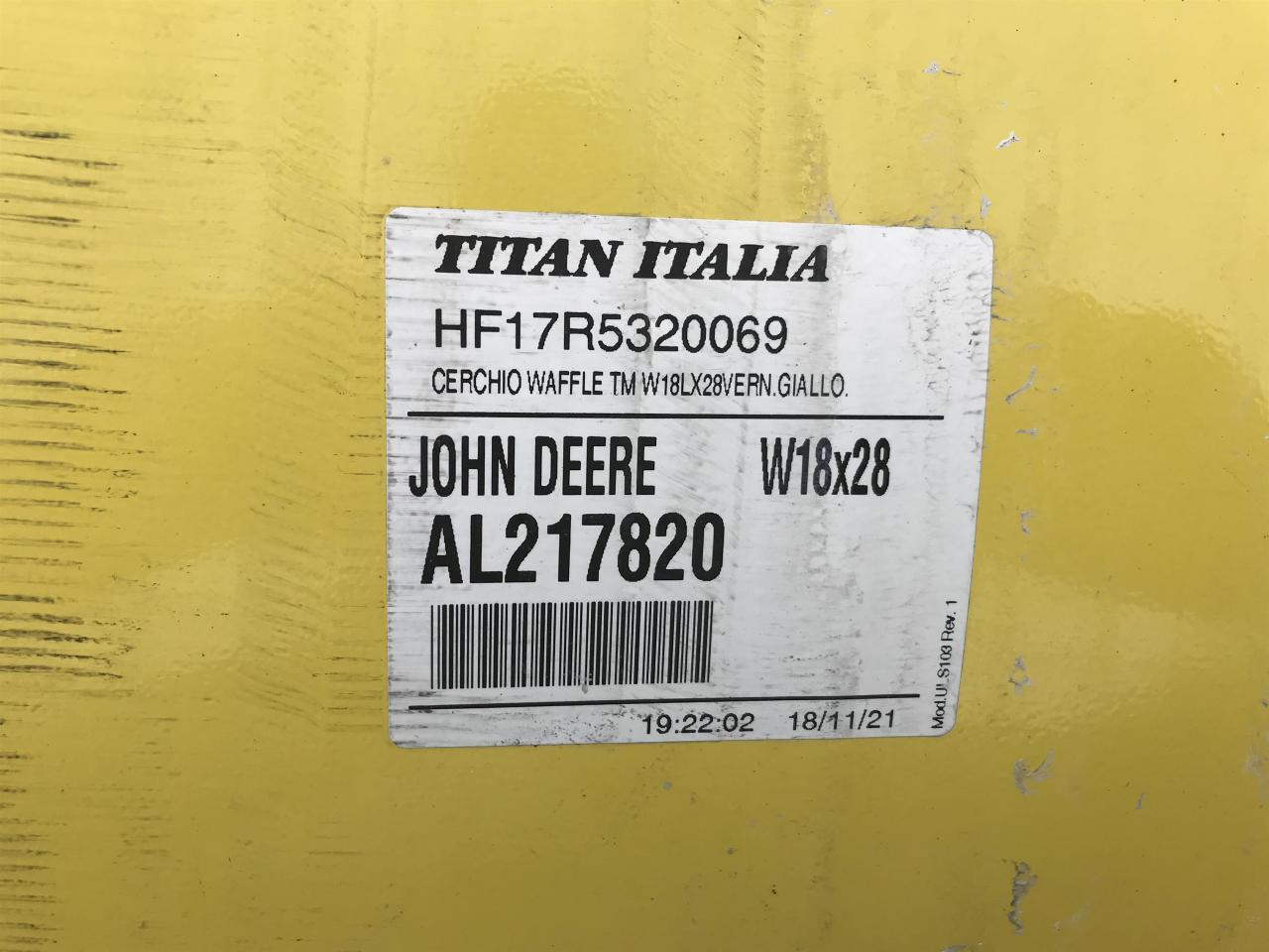 Titan 18x28 - Reifen für Landmaschine: das Bild 5 Titan 18x28 - Reifen für Landmaschine: das Bild 5