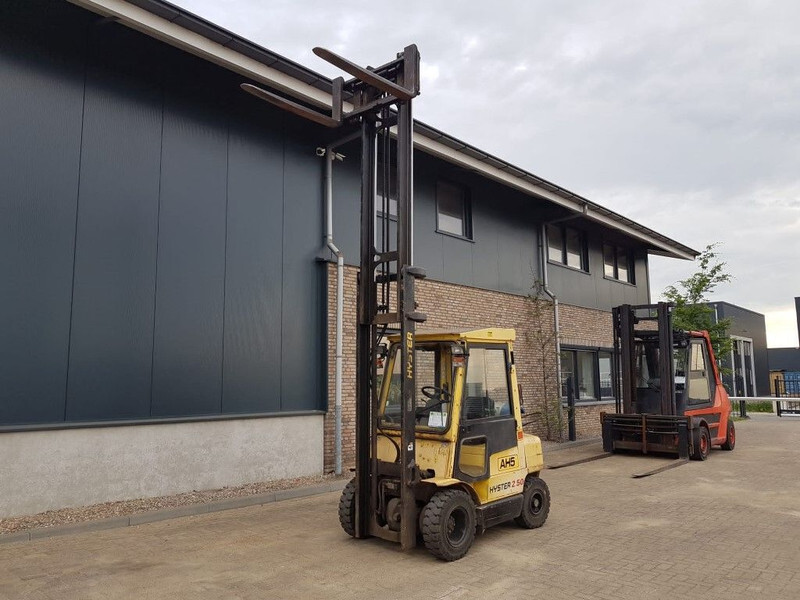 Treibgasstapler Hyster H2.50XM 2.5 ton Duplex Sideshift LPG Heftruck: das Bild 11