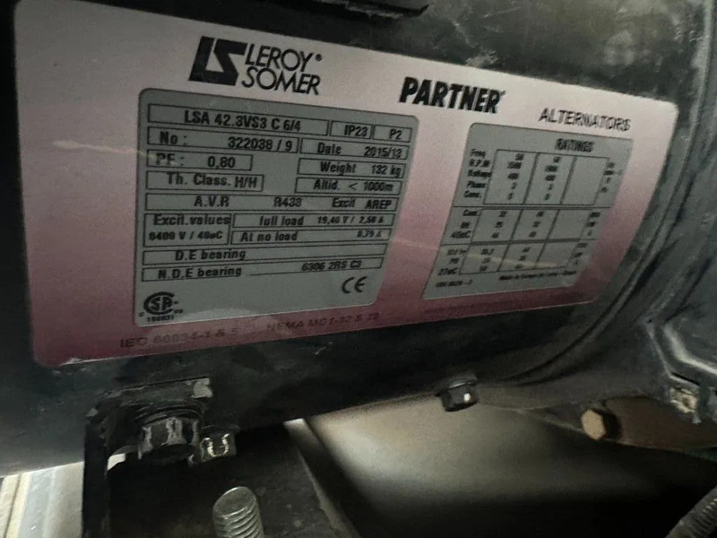 Stromgenerator Iveco FPT F32 AM1A Leroy Somer 32 KVA Silent generatorset 660 hours !: das Bild 10