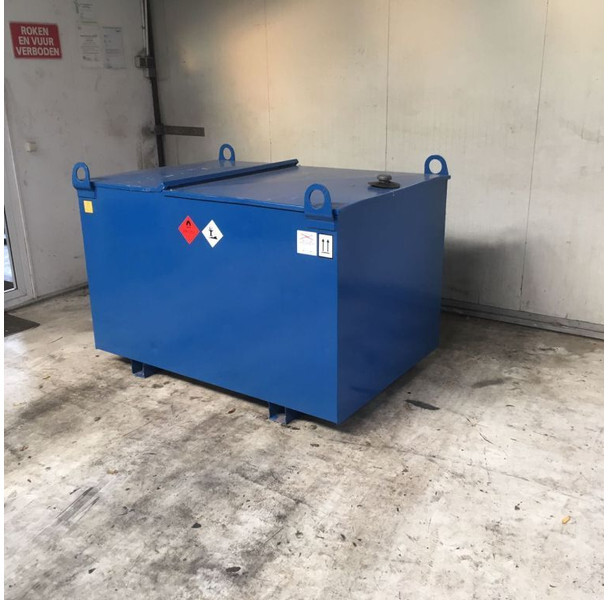 Kiwa IBC Elzinga Machinefabriek 1000 liter IBC Dieseltank met handpomp - Lagertank: das Bild 1 Kiwa IBC Elzinga Machinefabriek 1000 liter IBC Dieseltank met handpomp - Lagertank: das Bild 1
