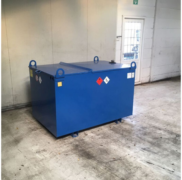 Kiwa IBC Elzinga Machinefabriek 1000 liter IBC Dieseltank met handpomp - Lagertank: das Bild 4 Kiwa IBC Elzinga Machinefabriek 1000 liter IBC Dieseltank met handpomp - Lagertank: das Bild 4