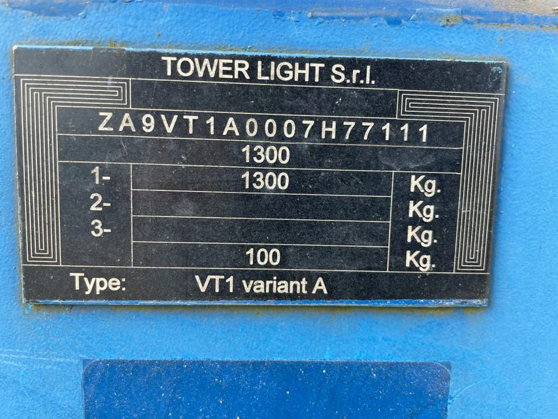 Lichtmasten Kubota Superlight VT1 mobiele lichtmast-generator: das Bild 17