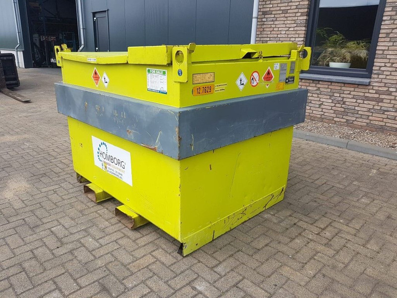 Dieseltank Steenbergen 2000 liter Kiwa IBC Dieseltank met handpomp - Lagertank: das Bild 2 Dieseltank Steenbergen 2000 liter Kiwa IBC Dieseltank met handpomp - Lagertank: das Bild 2