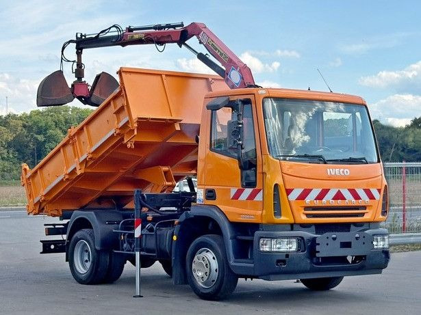 Iveco EUROCARGO 120E18 * HMF 403 K1 * TOPZUSTAND - Kipper Transporter: das Bild 2 Iveco EUROCARGO 120E18 * HMF 403 K1 * TOPZUSTAND - Kipper Transporter: das Bild 2