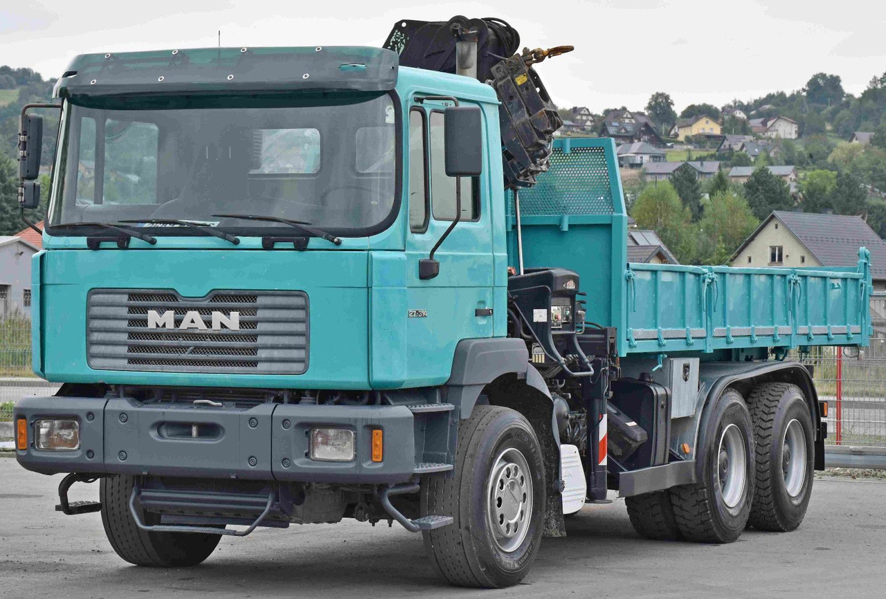 MAN 27-314 * HIAB 220 C - 3 + FUNK * 6x4 - Kipper, Autokran: das Bild 3 MAN 27-314 * HIAB 220 C - 3 + FUNK * 6x4 - Kipper, Autokran: das Bild 3
