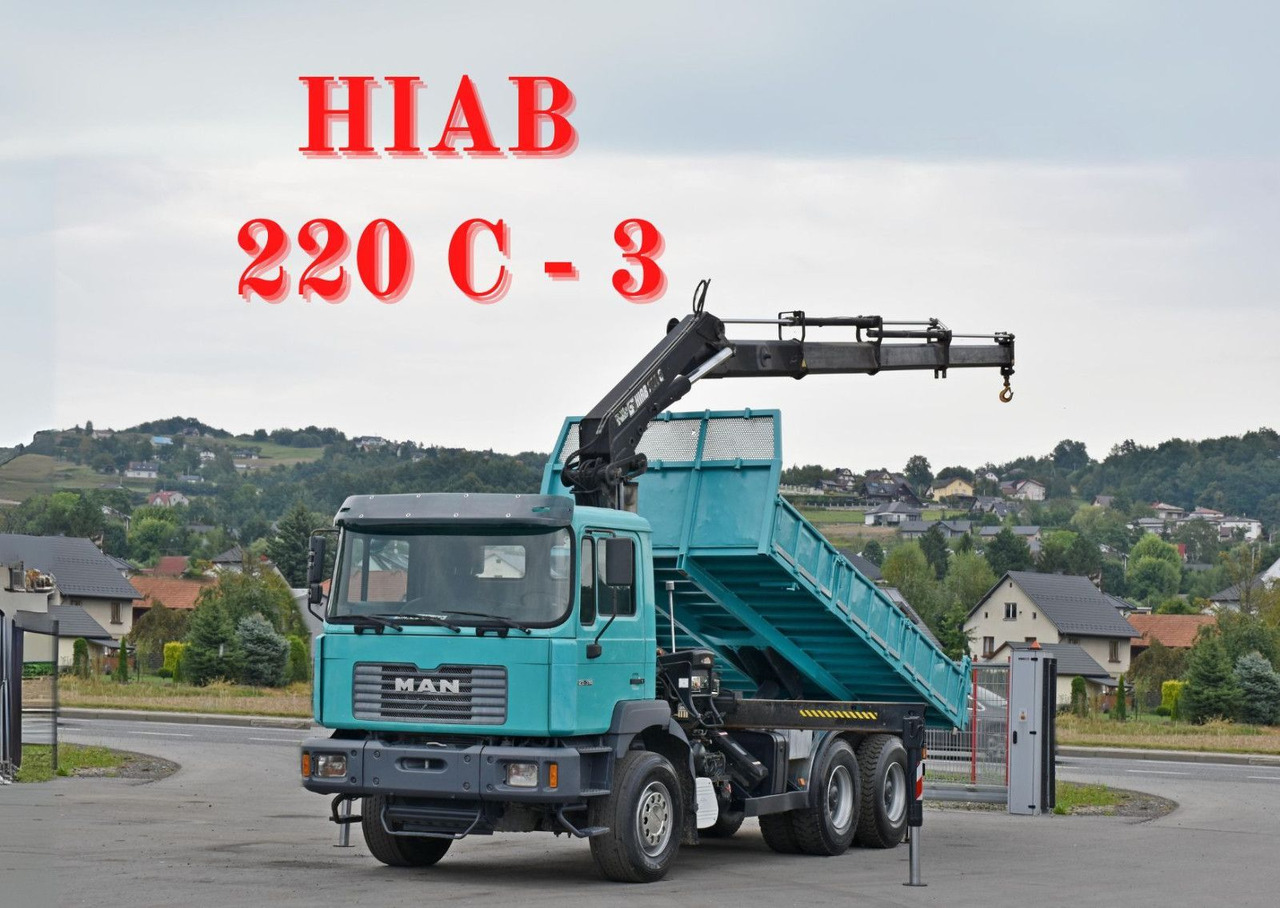 MAN 27-314 * HIAB 220 C - 3 + FUNK * 6x4 - Kipper, Autokran: das Bild 1 MAN 27-314 * HIAB 220 C - 3 + FUNK * 6x4 - Kipper, Autokran: das Bild 1