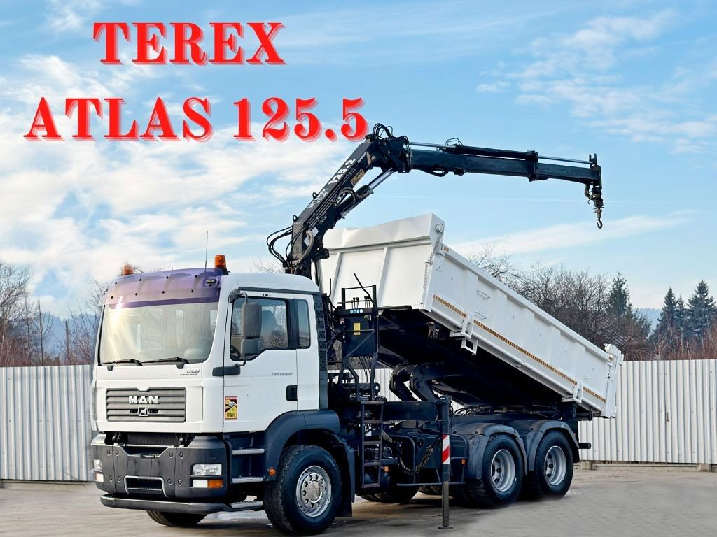 MAN TGA 26.350 * KIPPER 4,90m + TEREX ATLAS * 6x4 * - Autokran: das Bild 1 MAN TGA 26.350 * KIPPER 4,90m + TEREX ATLAS * 6x4 * - Autokran: das Bild 1