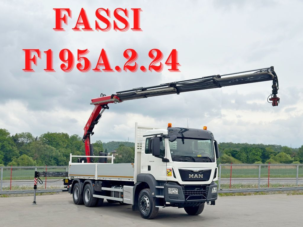 MAN TGS 26.360* FASSI F195A.2.24 / FUNK * 6x4 * TOP - Autokran: das Bild 1 MAN TGS 26.360* FASSI F195A.2.24 / FUNK * 6x4 * TOP - Autokran: das Bild 1