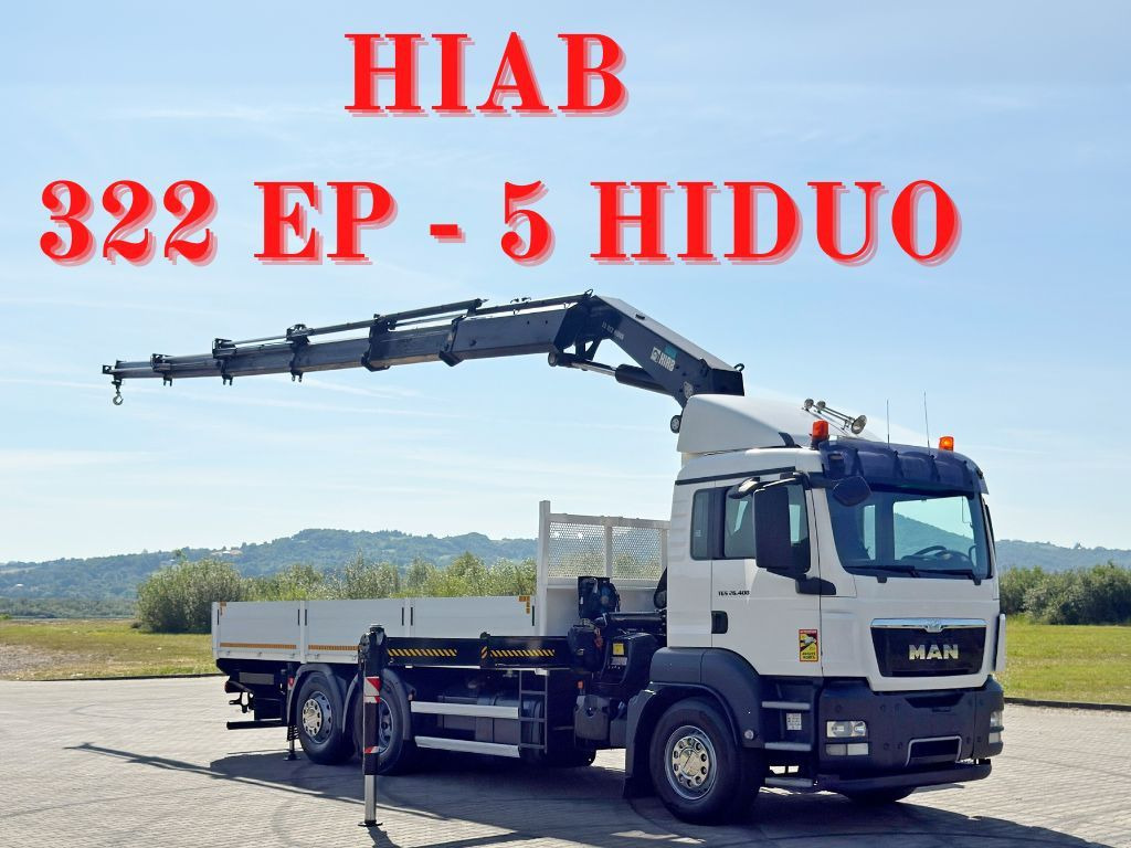 MAN TGS 26.400 * HIAB 322 EP-5 HIDUO + FUNK* TOP - Autokran: das Bild 1 MAN TGS 26.400 * HIAB 322 EP-5 HIDUO + FUNK* TOP - Autokran: das Bild 1