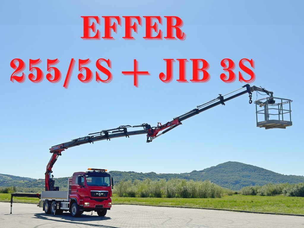 MAN TGS 28.480 * EFFER 255/5S + JIB 3S + FUNK * TOP - Autokran: das Bild 1 MAN TGS 28.480 * EFFER 255/5S + JIB 3S + FUNK * TOP - Autokran: das Bild 1