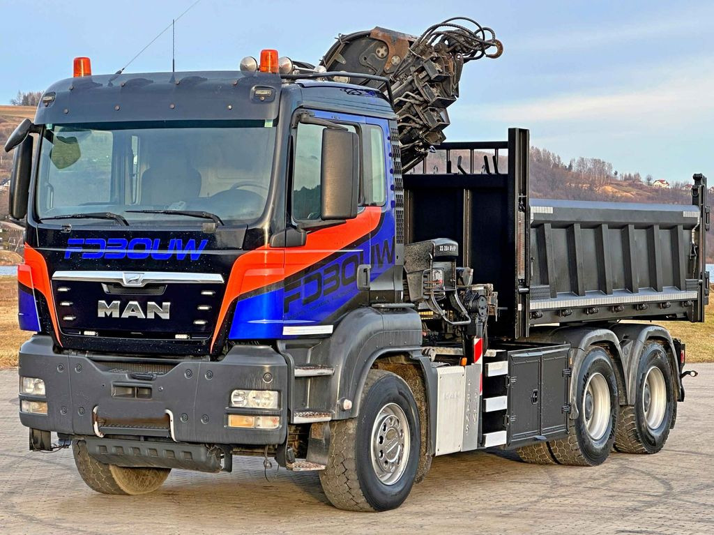 MAN TGS 33.480 * HIAB 288 EP - 4 HIDUO/ FUNK * 6x4 - Autokran, Kipper: das Bild 4 MAN TGS 33.480 * HIAB 288 EP - 4 HIDUO/ FUNK * 6x4 - Autokran, Kipper: das Bild 4