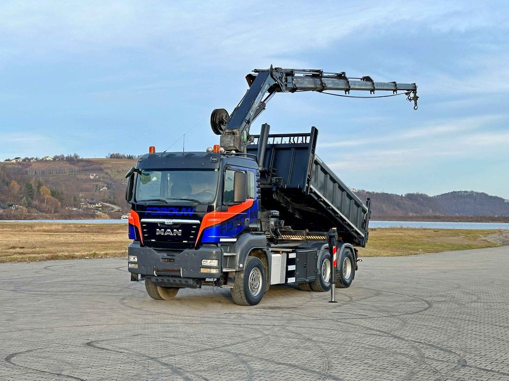 MAN TGS 33.480 * HIAB 288 EP - 4 HIDUO/ FUNK * 6x4 - Autokran, Kipper: das Bild 2 MAN TGS 33.480 * HIAB 288 EP - 4 HIDUO/ FUNK * 6x4 - Autokran, Kipper: das Bild 2