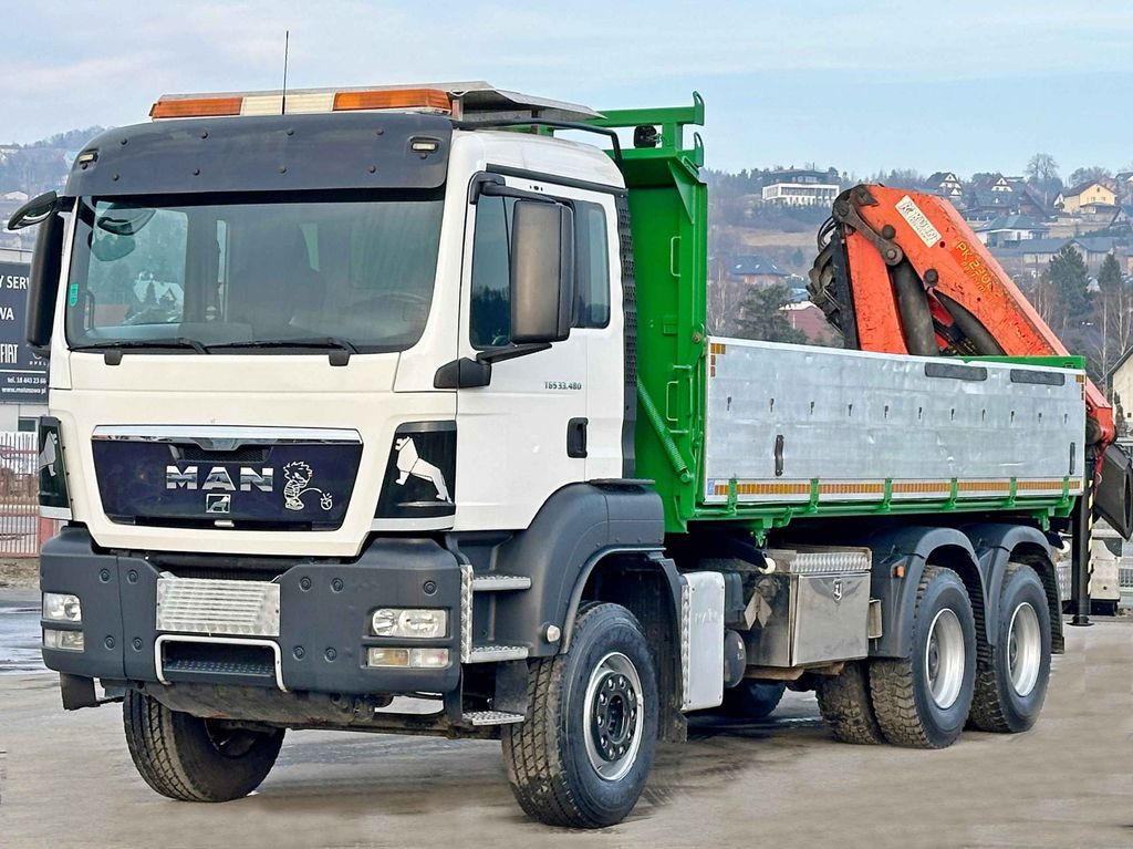 MAN TGS 33.480*KIPPER 5,70m * PK 23002 + FUNK * 6x4 - Autokran, Kipper: das Bild 4 MAN TGS 33.480*KIPPER 5,70m * PK 23002 + FUNK * 6x4 - Autokran, Kipper: das Bild 4
